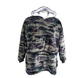 The Original Comfy Wearable Hoodie Blanket Camo Adult Unisex One Size Khaki